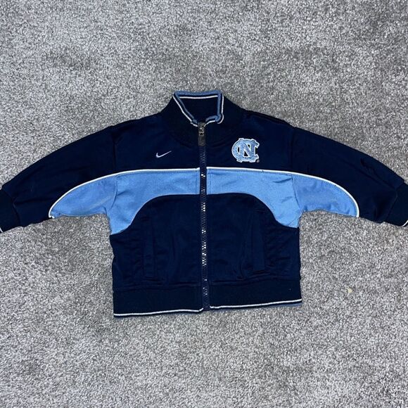 Nike Michael Jordan UNC North Carolina Tarheels Basketball Warm up Jacket 6/9 mo - Picture 1 of 5